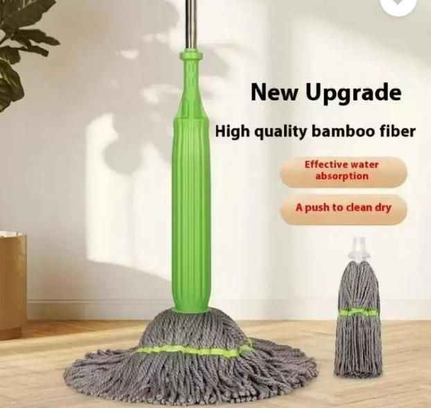 Self-Twisting Water Rotating Mop – Microfiber Cleaning Mop with 360° Rotation - Lunexa_co