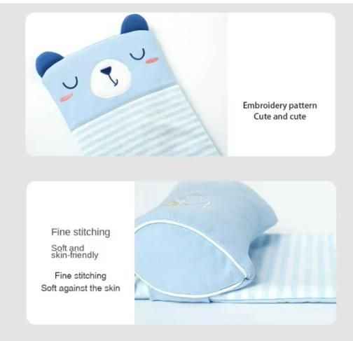 Baby Shaping Head Support Pillow – Soft & Skin-Friendly | Made in India - Lunexa_co