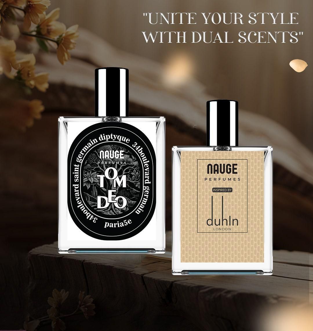 Dullhin LONDON & Tom Deo Luxurious Perfume Combo – Long-Lasting Unisex Fragrance Set (2 x 50ML)