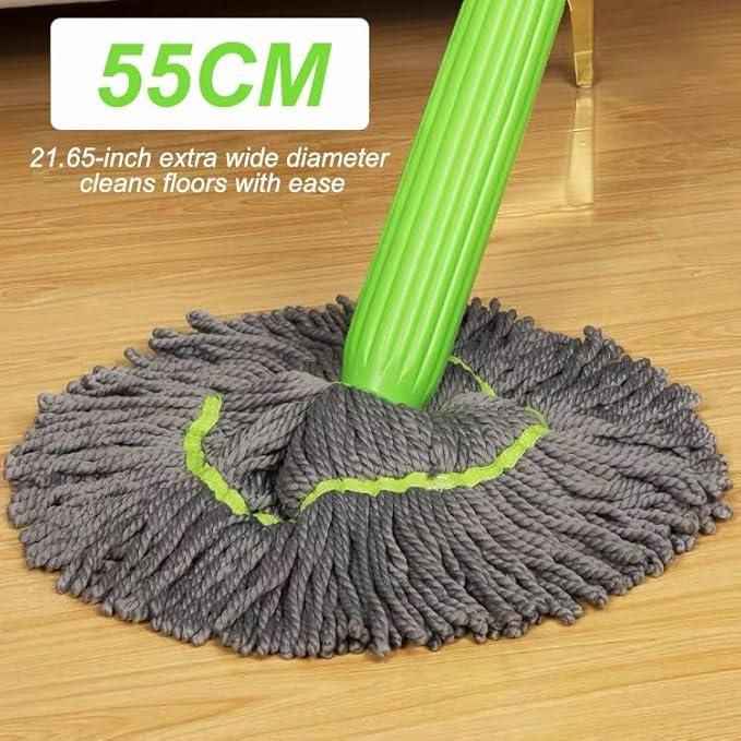 Self-Twisting Water Rotating Mop – Microfiber Cleaning Mop with 360° Rotation - Lunexa_co
