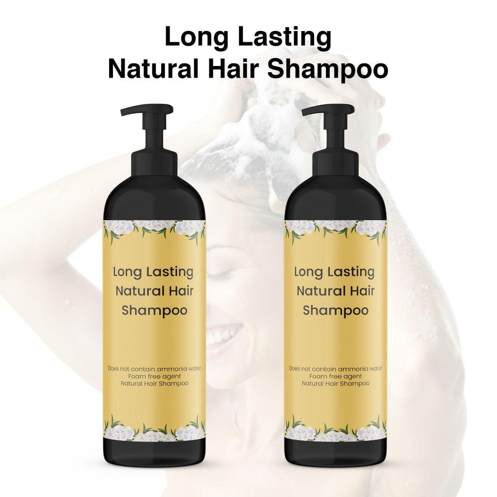 Long-Lasting Natural Hair Dye Shampoo | Ammonia & Peroxide Free Color | 100ML (Pack of 2)
