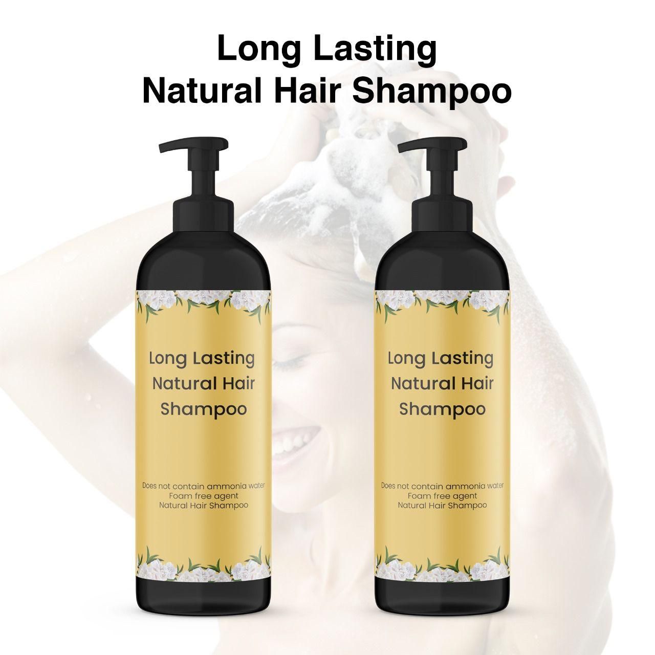 Long-Lasting Natural Hair Dye Shampoo | Ammonia & Peroxide Free Color | 100ML (Pack of 2)