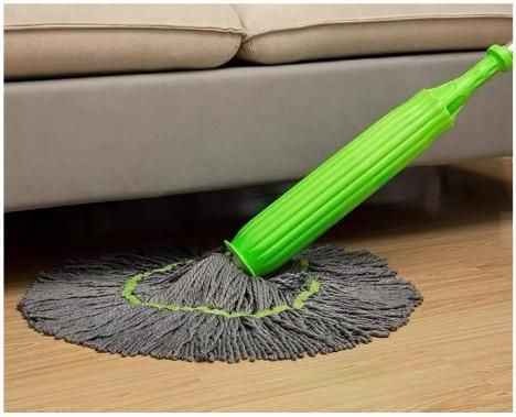 Self-Twisting Water Rotating Mop – Microfiber Cleaning Mop with 360° Rotation - Lunexa_co