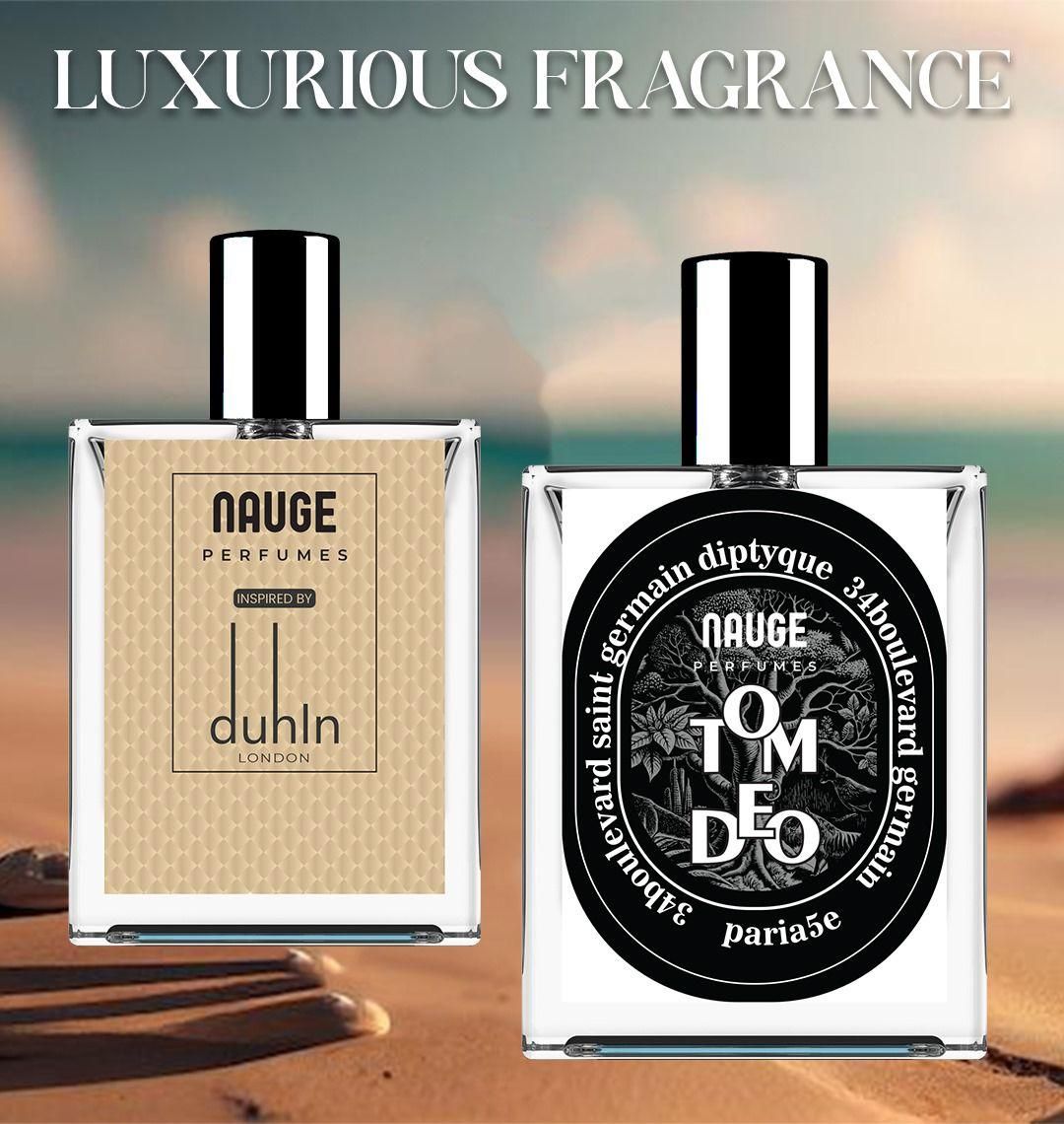Dullhin LONDON & Tom Deo Luxurious Perfume Combo – Long-Lasting Unisex Fragrance Set (2 x 50ML)