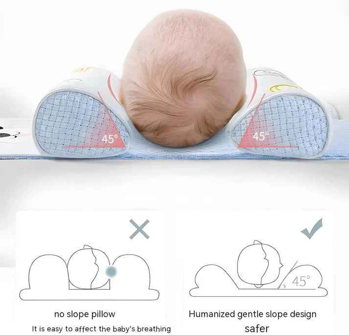 Baby Shaping Head Support Pillow – Soft & Skin-Friendly | Made in India - Lunexa_co